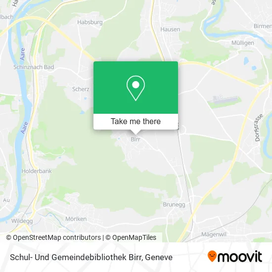 Schul- Und Gemeindebibliothek Birr map