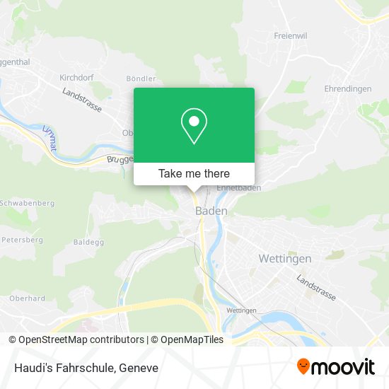 Haudi's Fahrschule map