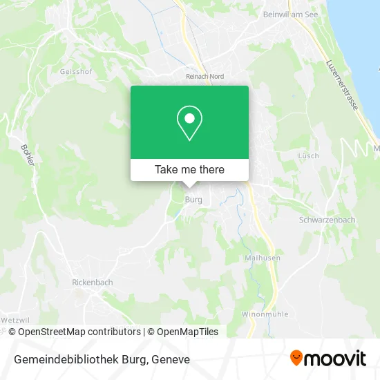 Gemeindebibliothek Burg map