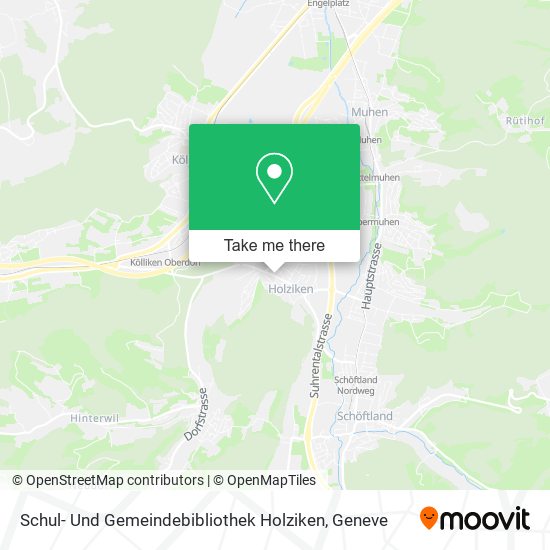 Schul- Und Gemeindebibliothek Holziken map