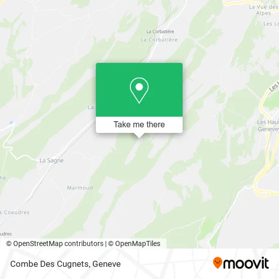 Combe Des Cugnets map