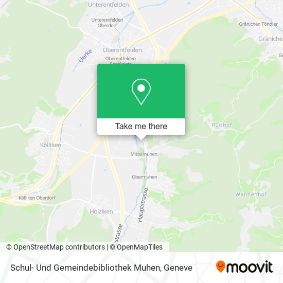 Schul- Und Gemeindebibliothek Muhen map