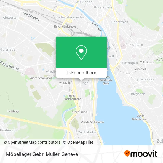 Möbellager Gebr. Müller plan