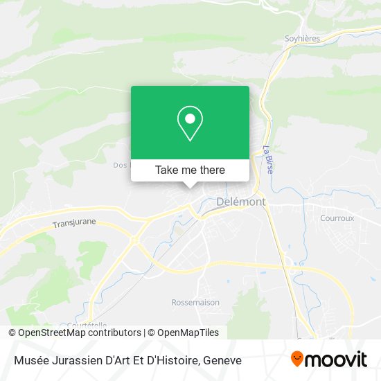Musée Jurassien D'Art Et D'Histoire map