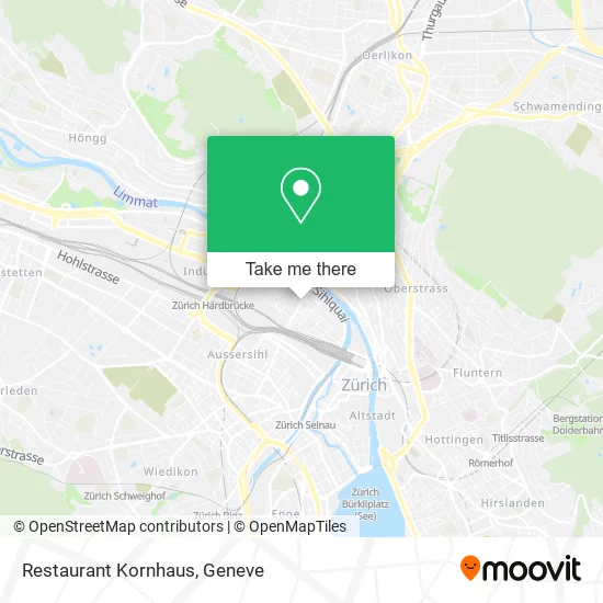 Restaurant Kornhaus map