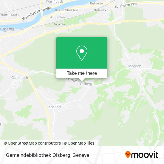 Gemeindebibliothek Olsberg map