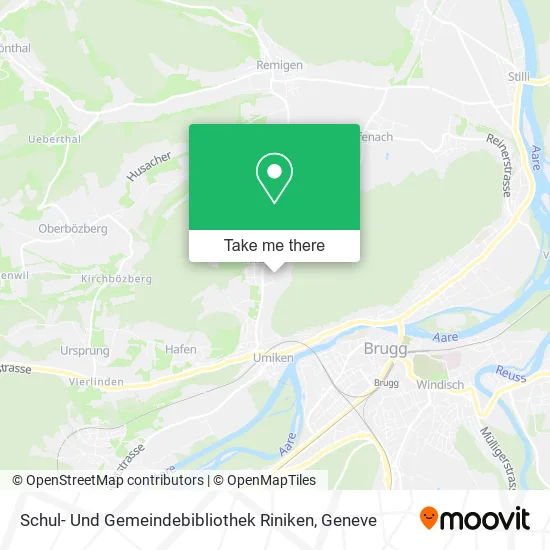 Schul- Und Gemeindebibliothek Riniken map