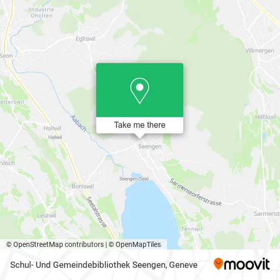Schul- Und Gemeindebibliothek Seengen map