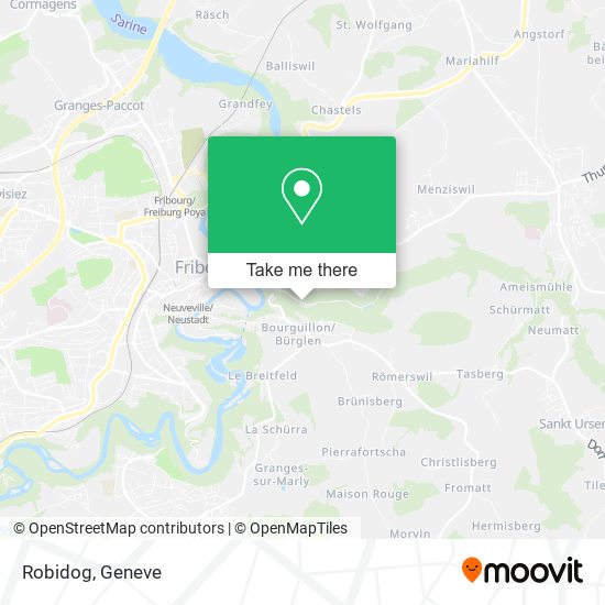 Robidog map