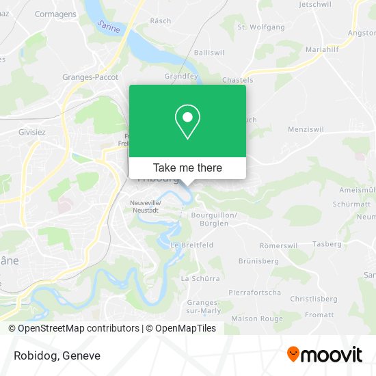 Robidog map