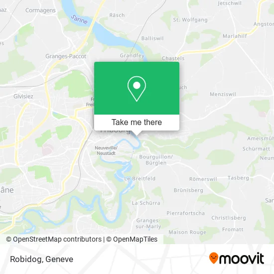 Robidog map