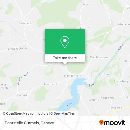 Poststelle Gurmels map