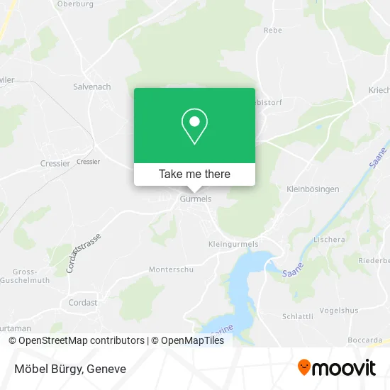 Möbel Bürgy map
