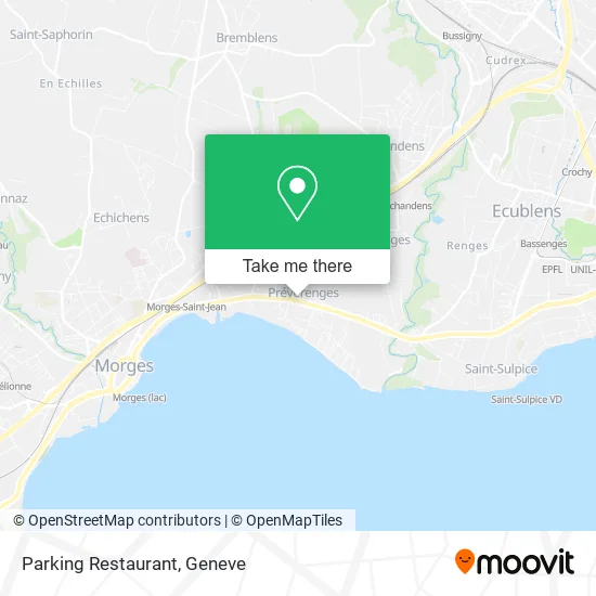 Parking Restaurant map