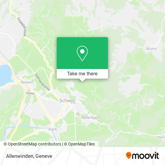 Allenwinden map