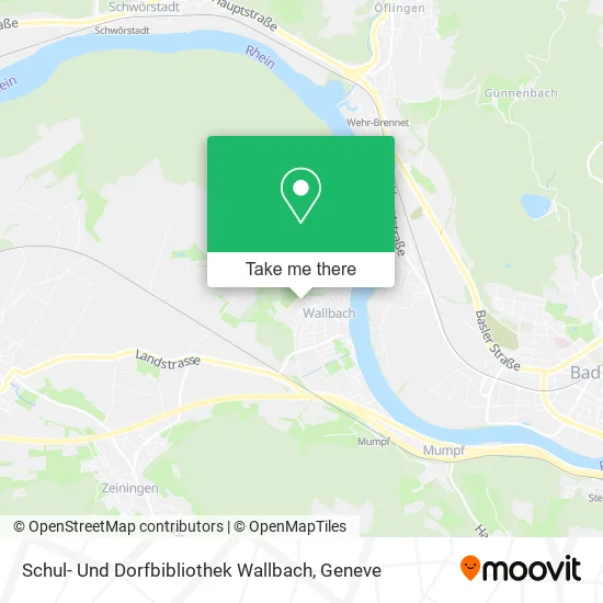 Schul- Und Dorfbibliothek Wallbach map
