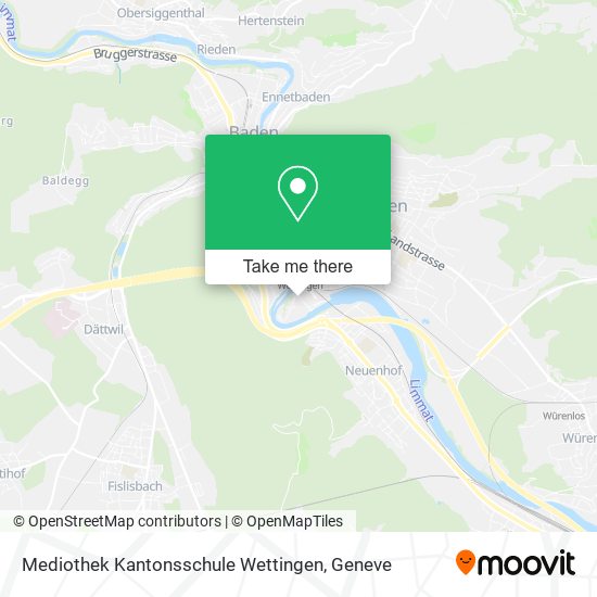 Mediothek Kantonsschule Wettingen map
