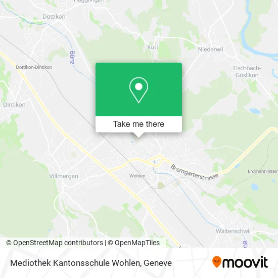 Mediothek Kantonsschule Wohlen map