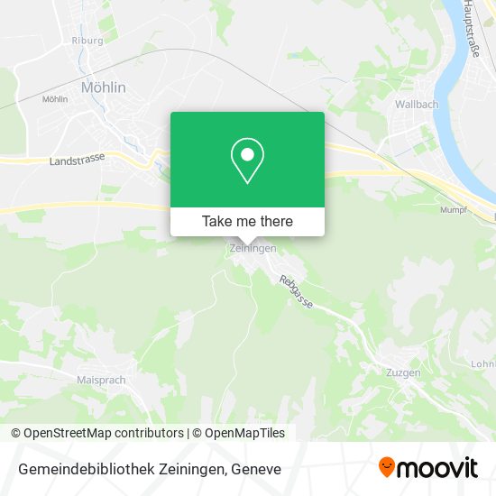 Gemeindebibliothek Zeiningen map