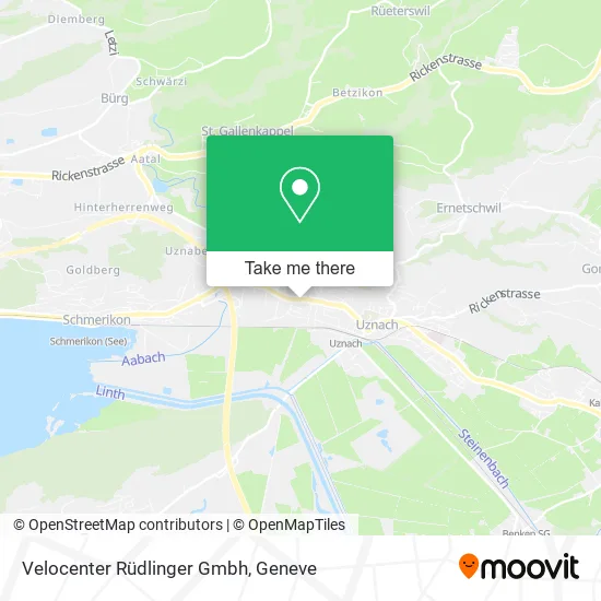 Velocenter Rüdlinger Gmbh map