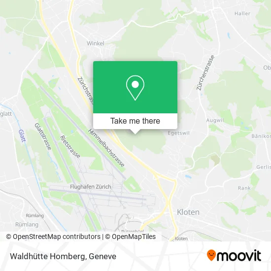 Waldhütte Homberg map