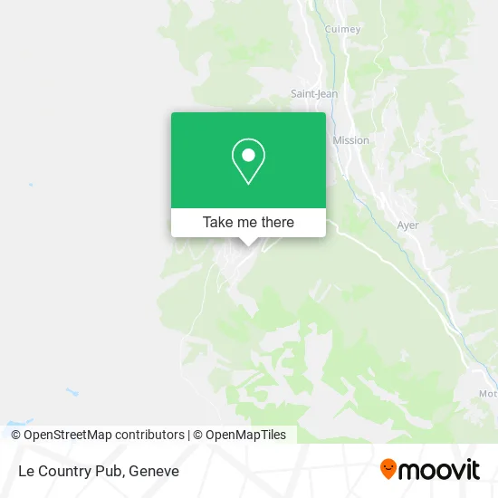 Le Country Pub map
