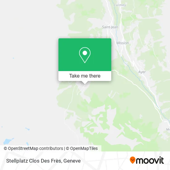 Stellplatz Clos Des Frès map