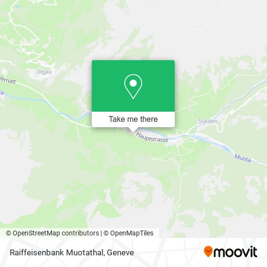 Raiffeisenbank Muotathal map