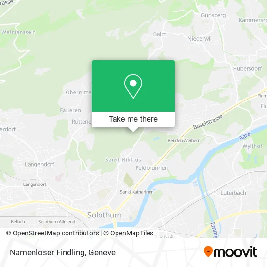 Namenloser Findling map