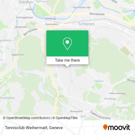 Tennisclub Weihermatt map