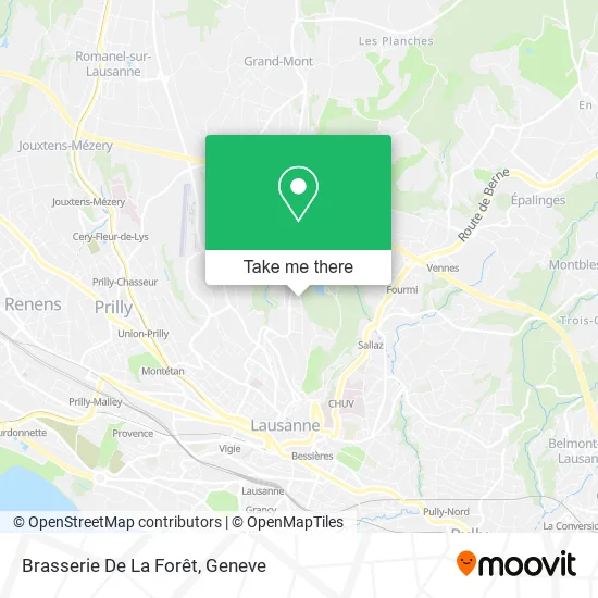 Brasserie De La Forêt map
