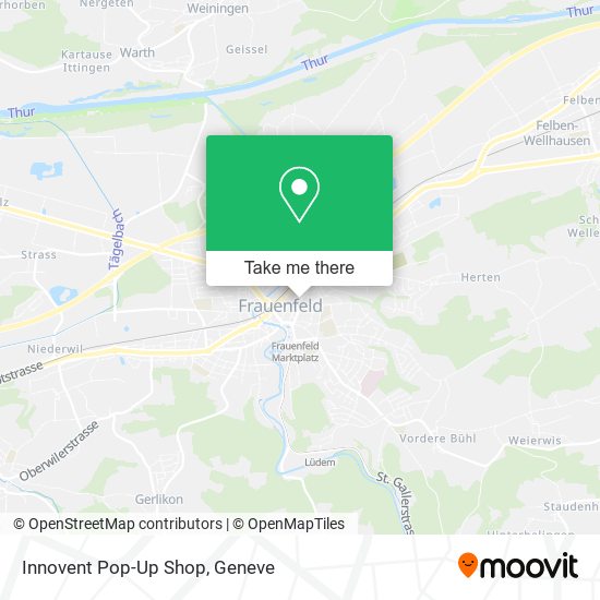 Innovent Pop-Up Shop map