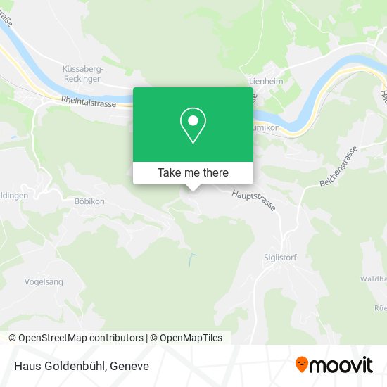 Haus Goldenbühl map