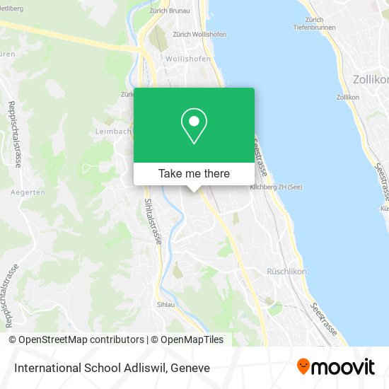 International School Adliswil map