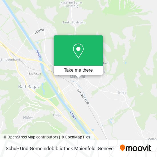 Schul- Und Gemeindebibliothek Maienfeld map