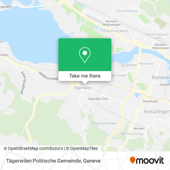 Tägerwilen Politische Gemeinde map