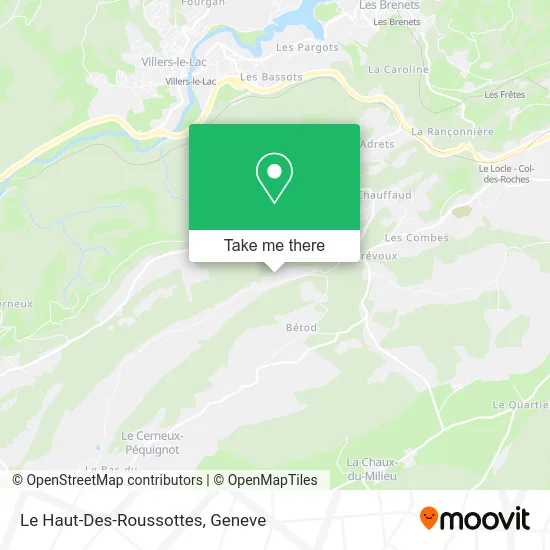 Le Haut-Des-Roussottes map