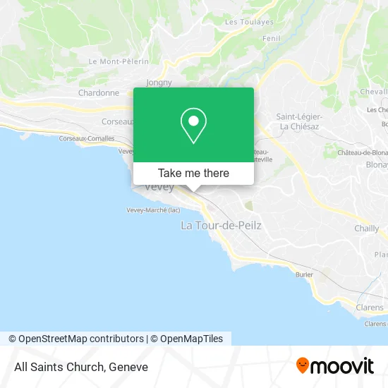 All Saints Church map