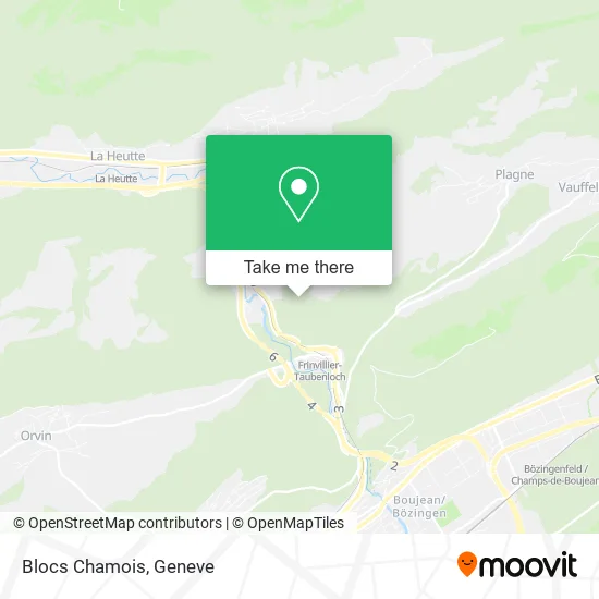 Blocs Chamois map