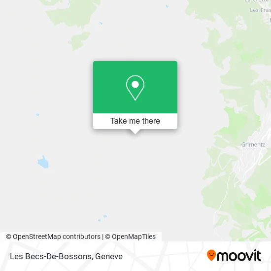 Les Becs-De-Bossons map