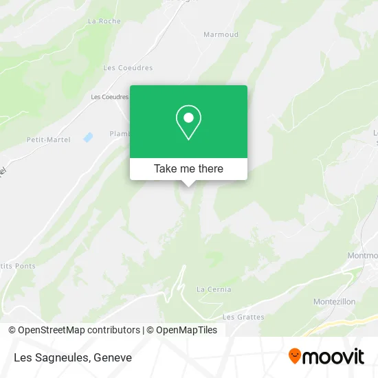Les Sagneules map
