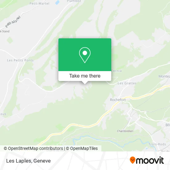 Les Laples map
