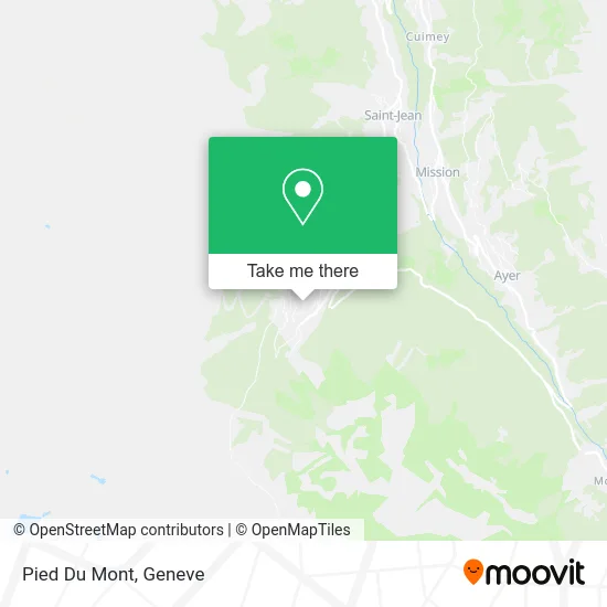 Pied Du Mont map