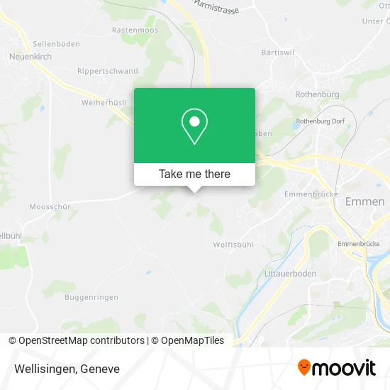 Wellisingen map
