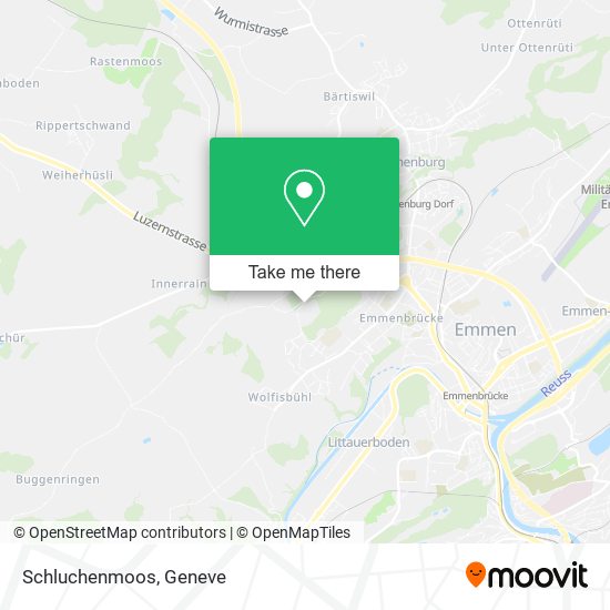 Schluchenmoos map