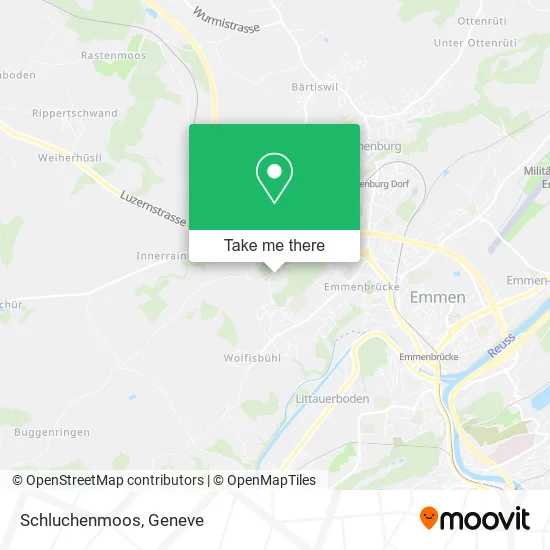 Schluchenmoos map