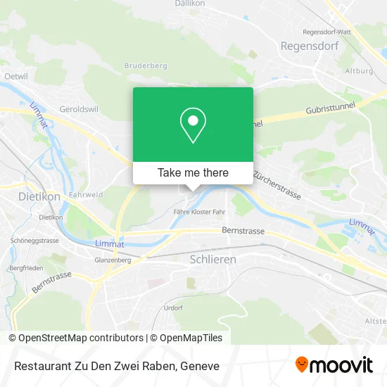 Restaurant Zu Den Zwei Raben map