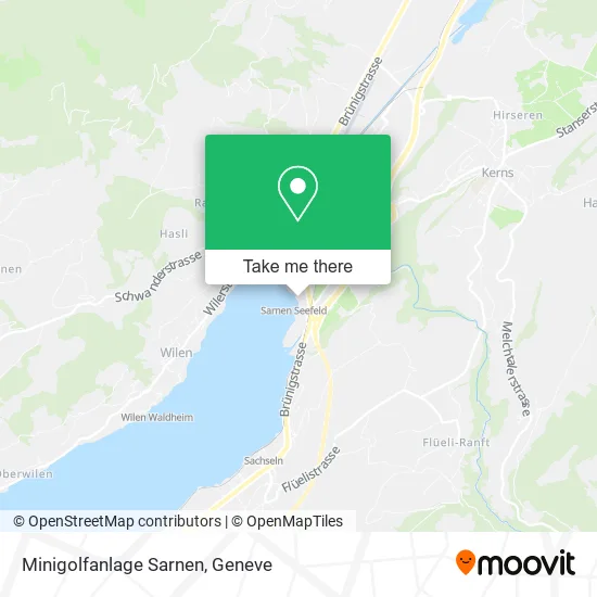 Minigolfanlage Sarnen map