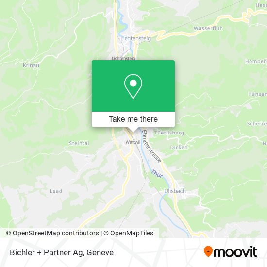 Bichler + Partner Ag map