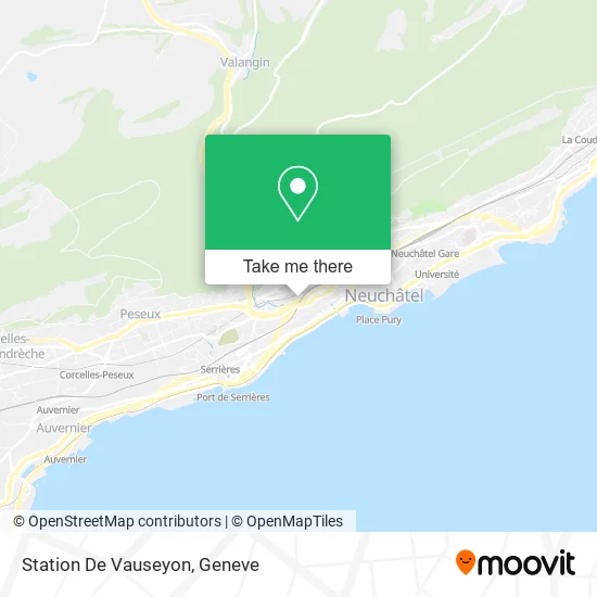 Station De Vauseyon map